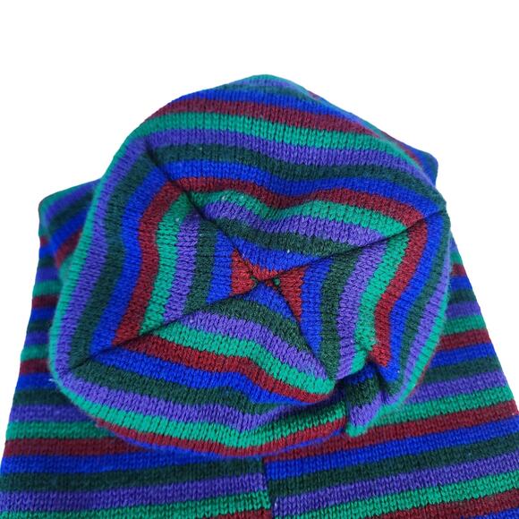 Stussy long border skater surfer beanie red blue green purple 15" Slouchy - Picture 4 of 10